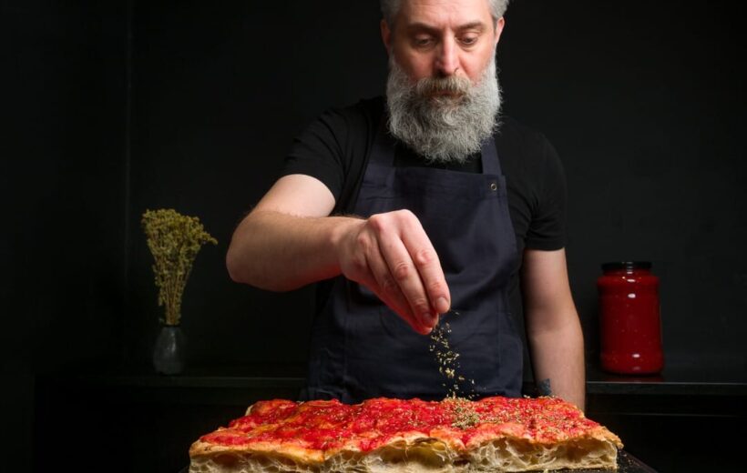 Campana Pizza in Teglia